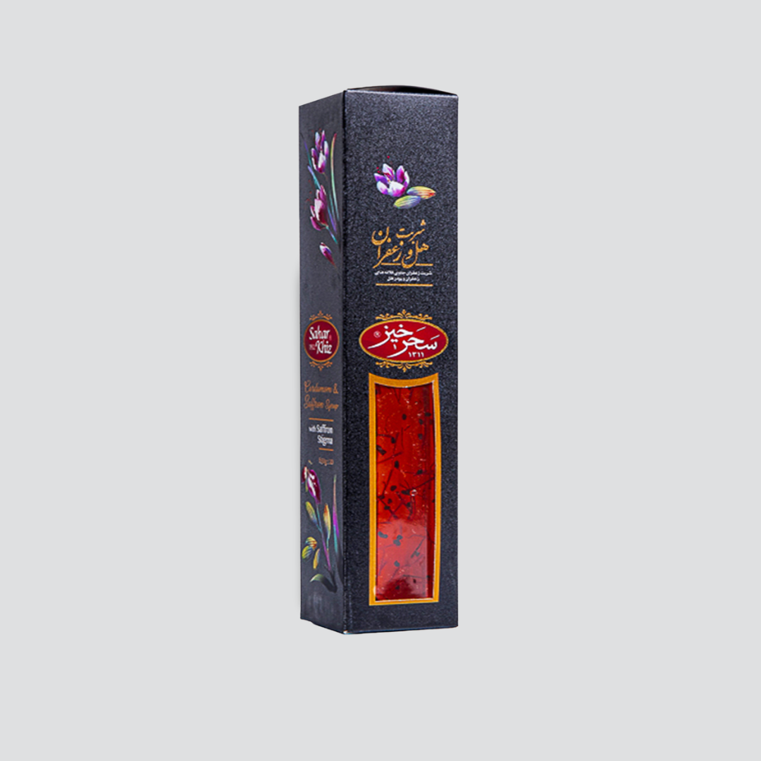 Saffron & Cardamom Syrup (شربت هل و زعفران)