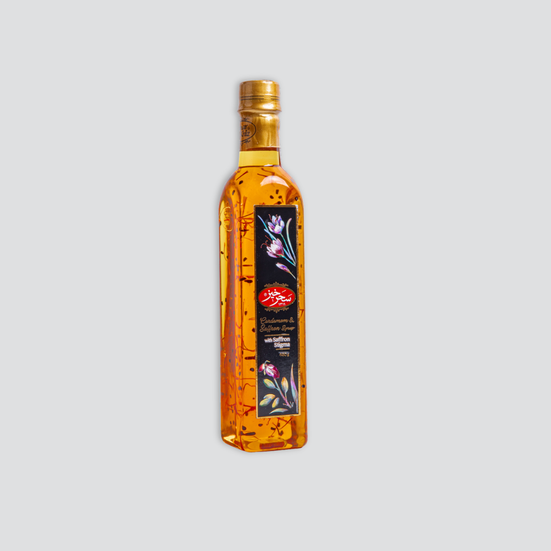 Saffron & Cardamom Syrup (شربت هل و زعفران)